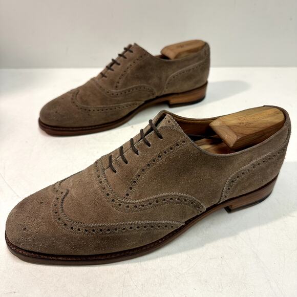 RESOLED Crockett & Jones x Polo Ralph Lauren Suede Oxford Made in England 9.5 main image 13